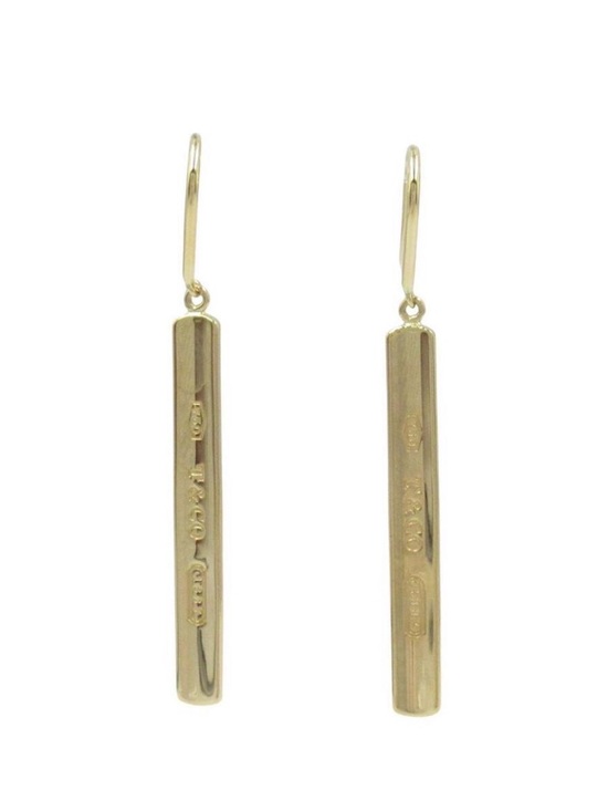 Tiffany & Co. Jewelry - Tiffany & Co. 1837 Plate Earrings, 18K Yellow Gold